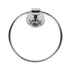 TOALLERO DE ARGOLLA METAL PLATA