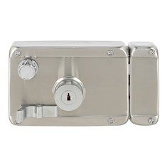 CERRADURA DE SOBREPONER DERECHA EN ACERO INOXIDABLE