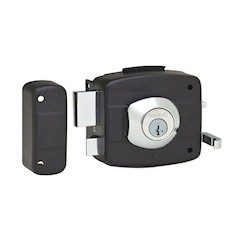 CERRADURA SOBREPONER IZQUIERDA NEGRO MATE