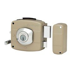 CERRADURA SOBREPONER IZQUIERDA BEIGE