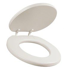 ASIENTO PARA BAÑO ACOLCHADO REDONDO HUESO FRENTE CERRADO BEMIS