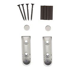 BRIDAS PARA TUBO OVAL GRIS 7.5 X 2.3 CM