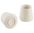 TAPÓN PARA BANCO DE GOMA BLANCO 7/8'