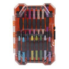 JUEGO DE DESTORNILLADORES DE JOYERO ALUMINIO TRUPER 15 PIEZAS