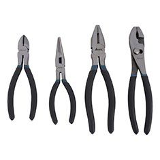 JUEGO DE PINZAS DE METAL ANVIL 4 PIEZAS
