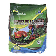 ABONO HUMUS DE LOMBRIZ 2 KG