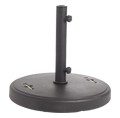 BASE PARA SOMBRILLAS CON RUEDAS OCULTAS NEGRA 51.1 X 50 CM