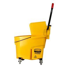 CUBETA CON EXPRIMIDOR Y ROMPEOLAS DE 33 L