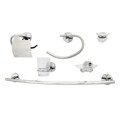 JUEGO DE ACCESORIOS DE BAÑO NATURA 6 PIEZAS CROMO