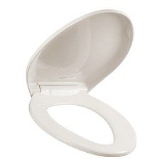 ASIENTO PARA BAÑO PLÁSTICO ALARGADO HUESO FRENTE CERRADO BEMIS