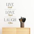 VINIL CASA LIVE, LOVE & LAUGH