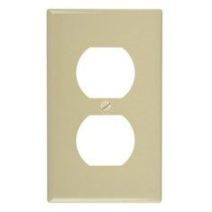 PLACA DE CONTACTO DUPLEX MARFIL