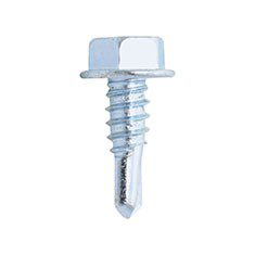 TORNILLO AUTOPERFORANTE DE 3/4 DE PULGADA PLATA 25 PIEZAS