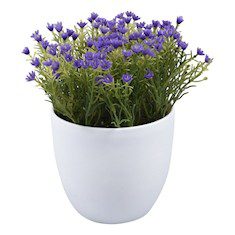 PLANTA ARTIFICIAL BLANCO DE 15.1 X 10 CM