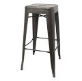 BANCO HUDSON GUN METAL 29 PULGADAS