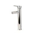 MEZCLADORA MONOMANDO ALTA PARA LAVABO DE OVALÍN 12 PULGADAS CROMO RUGO